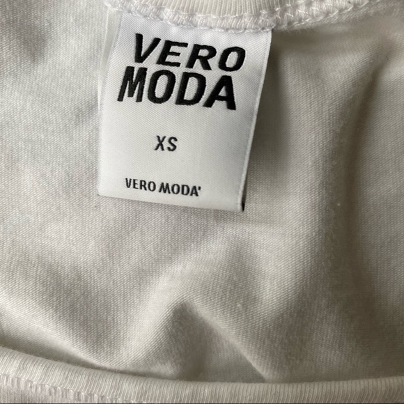 Vero Moda Long Sleeve White Top - Picture 3 of 3